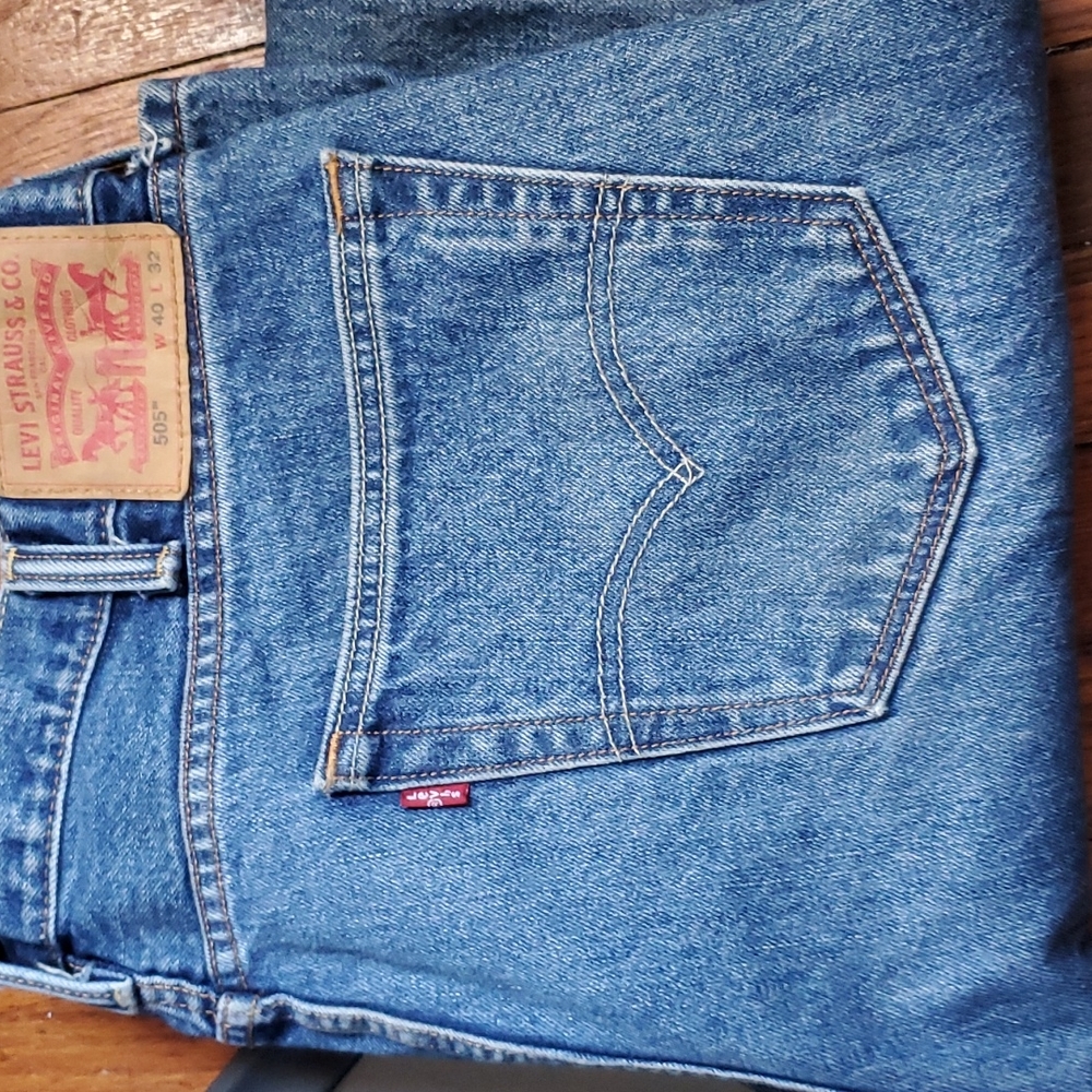Levi's 505 straight leg jeans